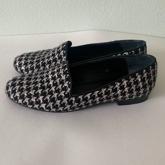 Jon Joseph Gatsby Houndstooth Flat Size 8.5 - Picture 3 of 7